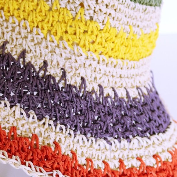 Packable Woven Straw Hat - Picture 3 of 5